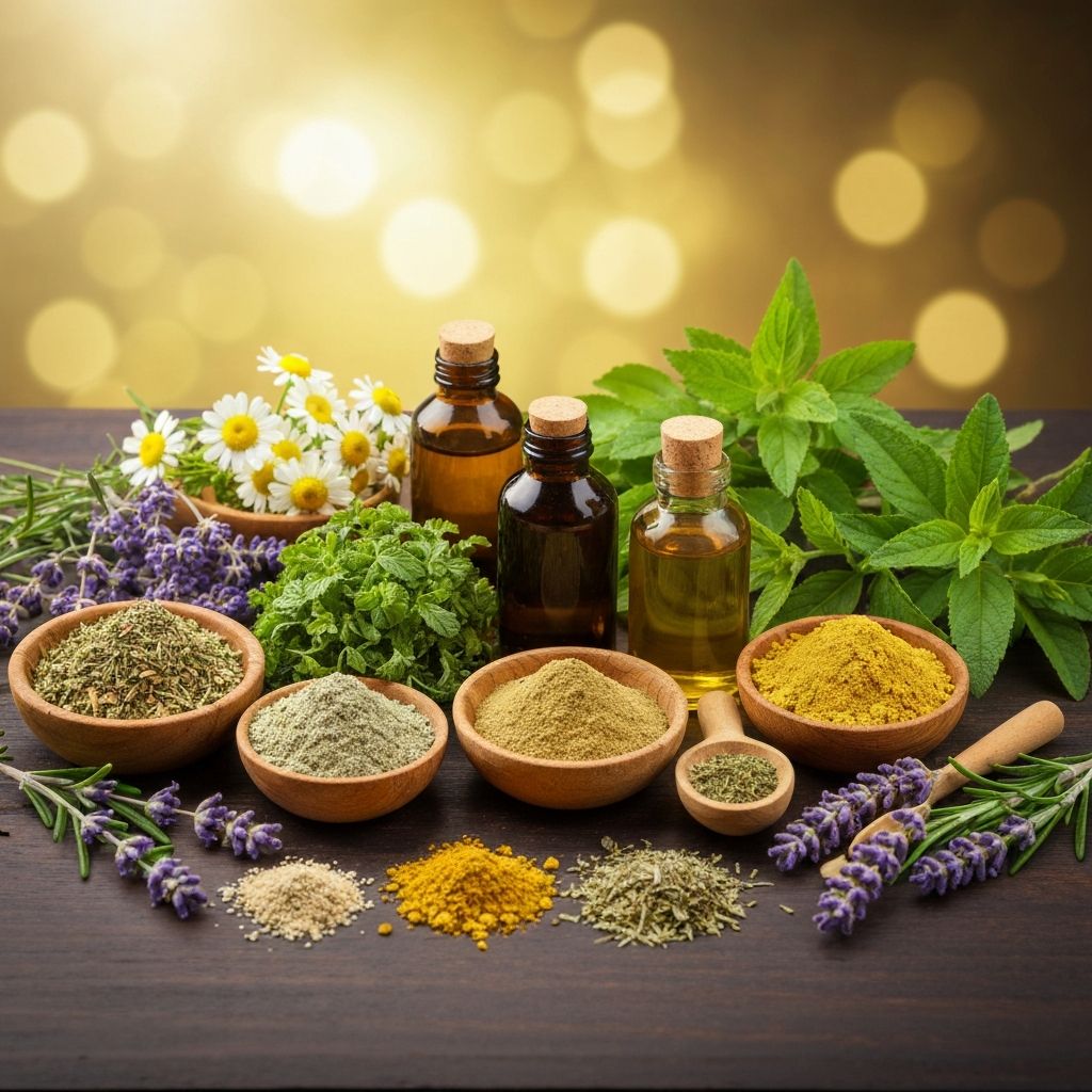 Natural ingredients concept